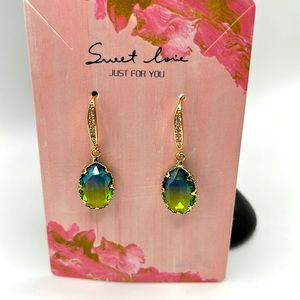 Cubic Zirconia Drop Earrings